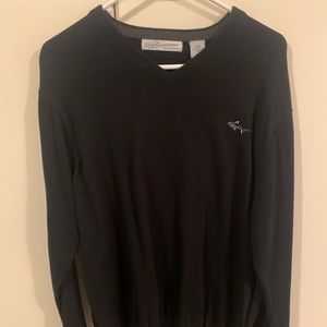 Greg Norman Black V-Neck Sweater